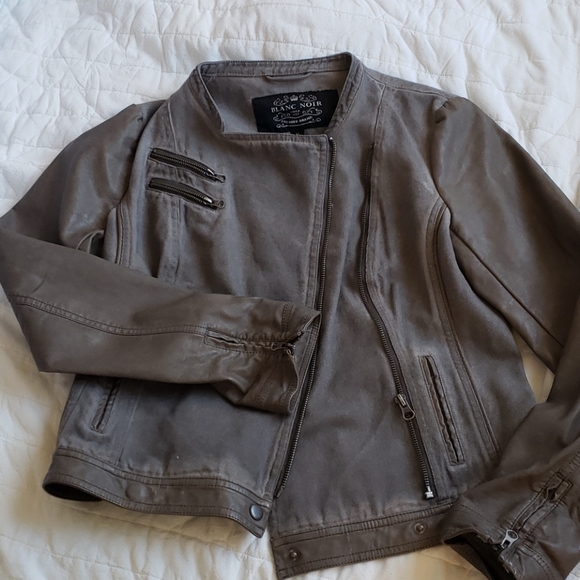 blanc noir Jackets & Blazers - Moto jacket